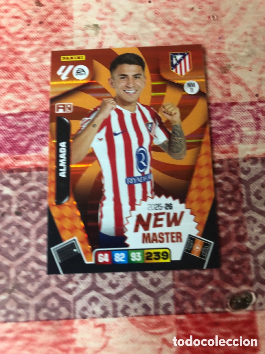 Cromos de f&uacute;tbol: NM 11 - ALMADA , AT.MADRID NEW MASTER ADRENALYN 2025 2026