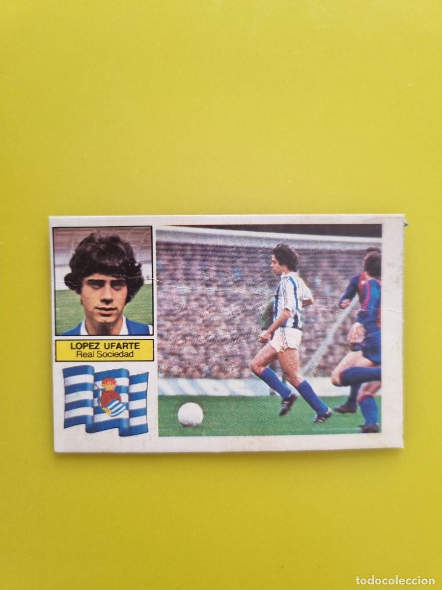 Cromos de f&uacute;tbol: CROMO DE F&Uacute;TBOL LIGA ESTE 82 83 1982 1983 LOPEZ UFARTE DESPEGADO REAL SOCIEDAD AR926