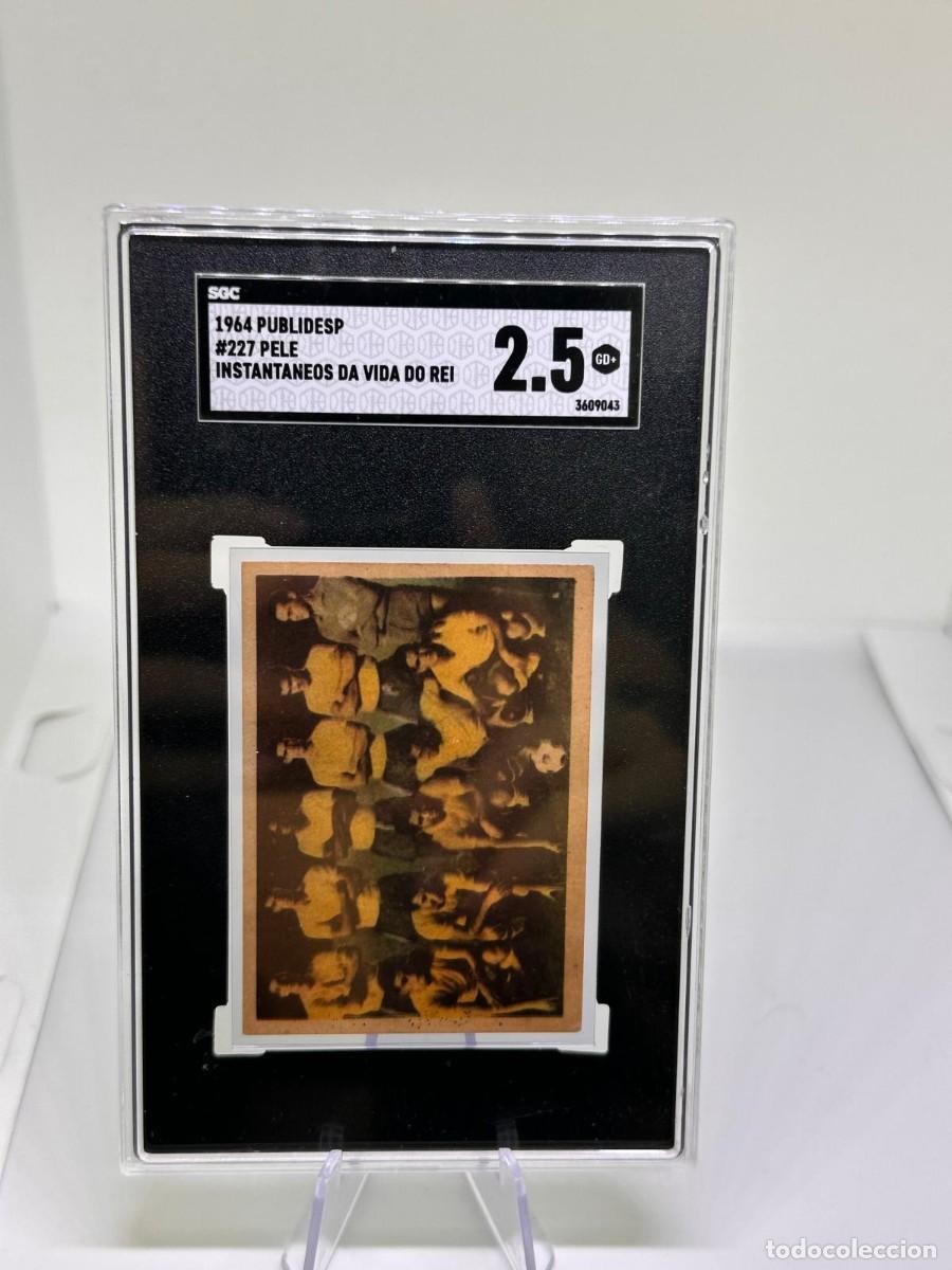 Cromos de f&uacute;tbol: Pele #227 Publidesp Instantaneos Da Vida Do Rei Pele 1964 SGC 2.5