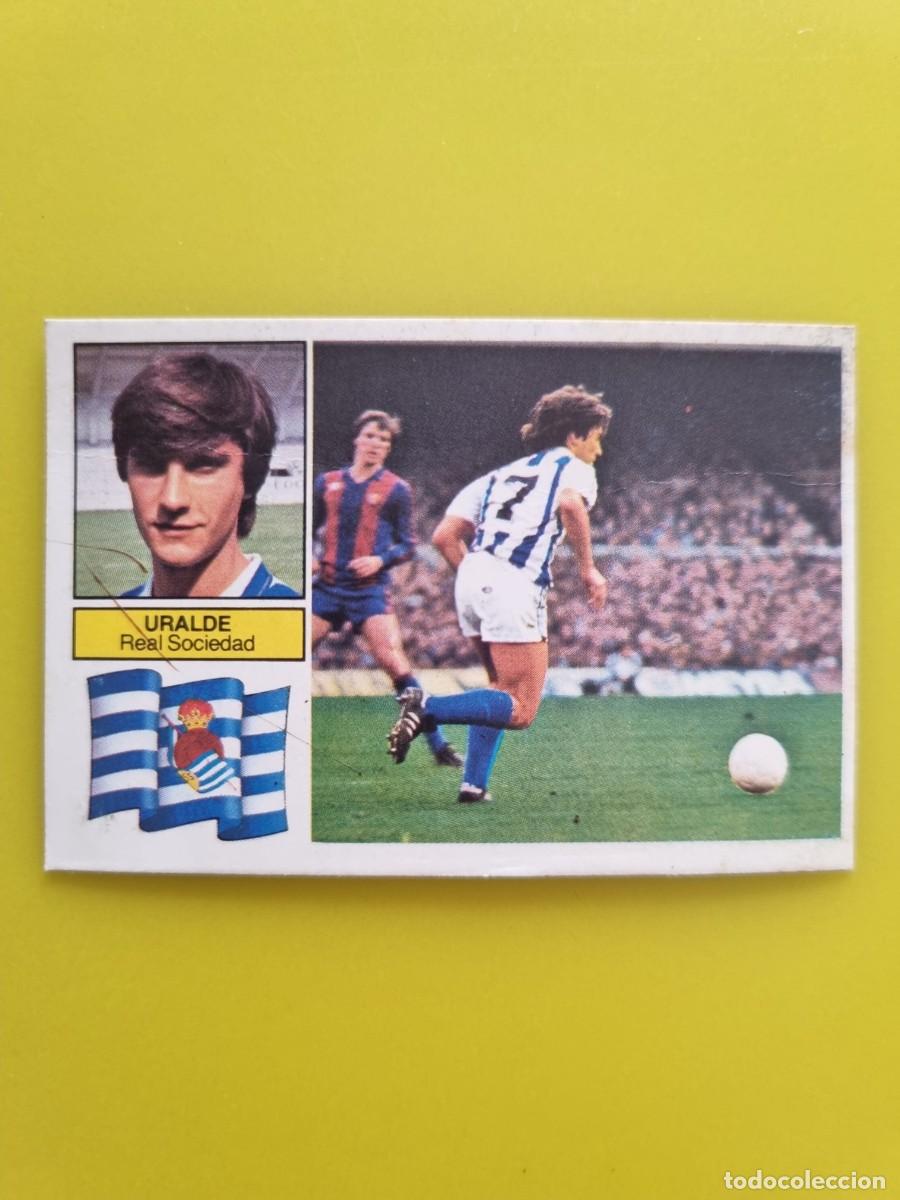 Cromos de f&uacute;tbol: CROMO DE F&Uacute;TBOL LIGA ESTE 82 83 1982 1983 URALDE DESPEGADO REAL SOCIEDAD AR926