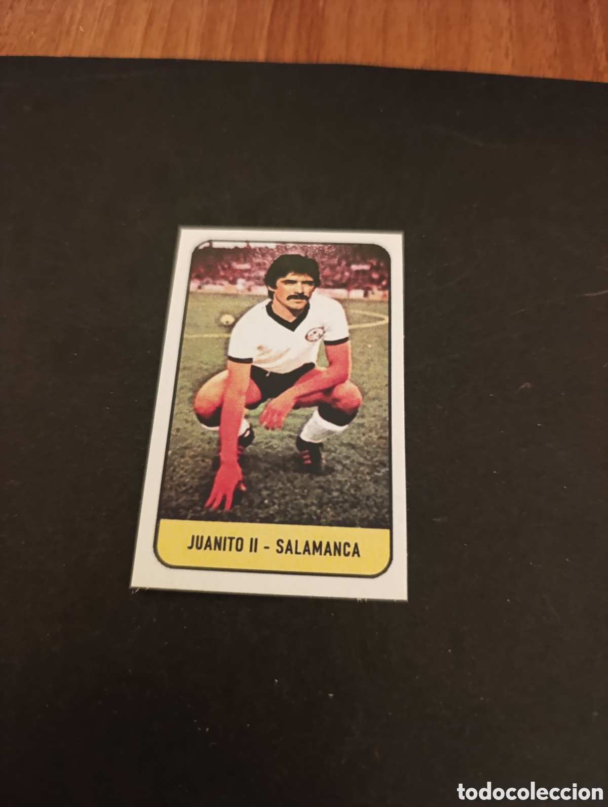 Cromos de f&uacute;tbol: Cromo Juanito II UD Salamanca Liga Este 78 79, ampliaci&oacute;n de la colecci&oacute;n.