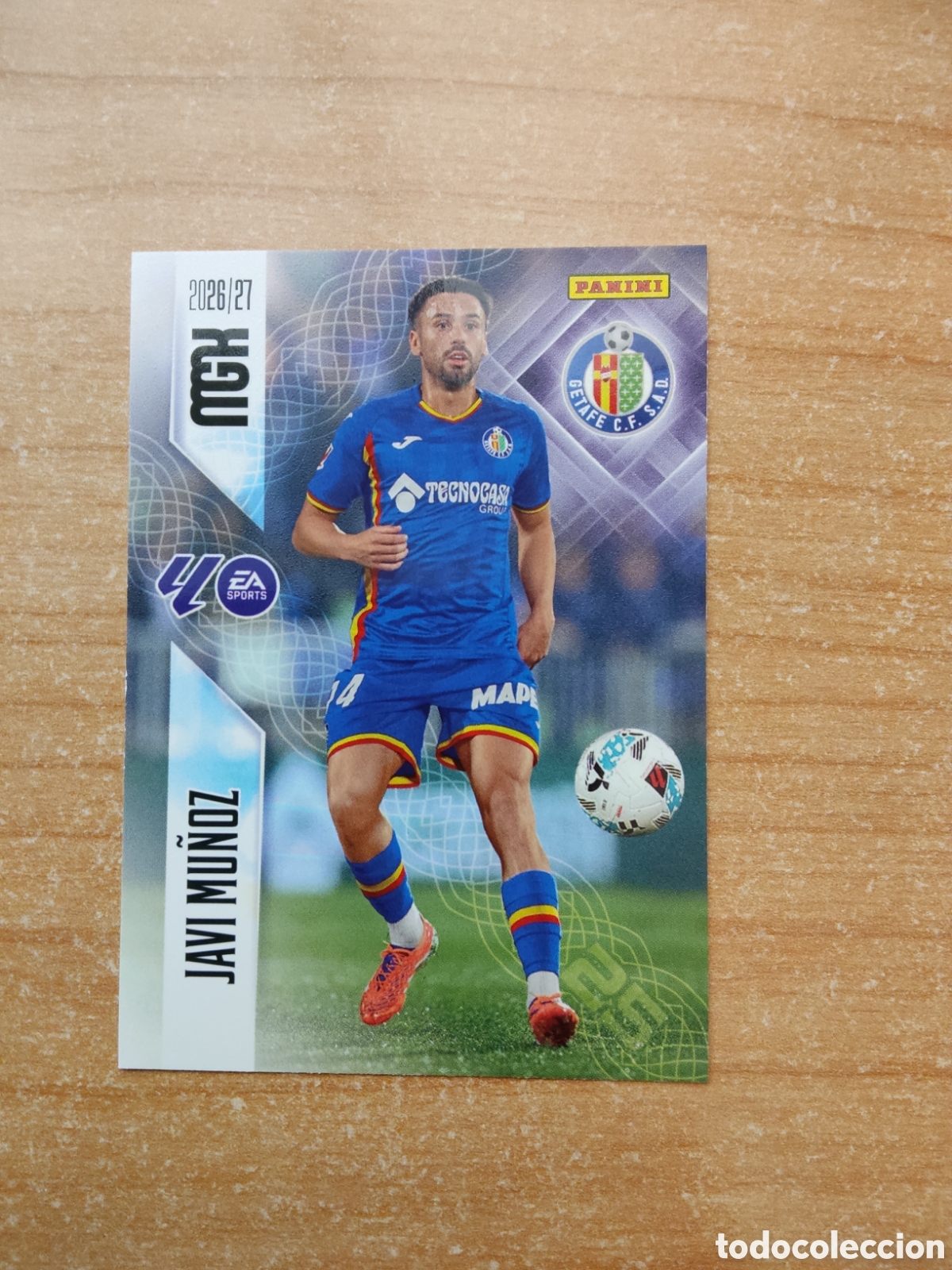 Cromos de f&uacute;tbol: 191 JAVI MU&Ntilde;OZ GETAFE MEGACRACKS 2026 2027