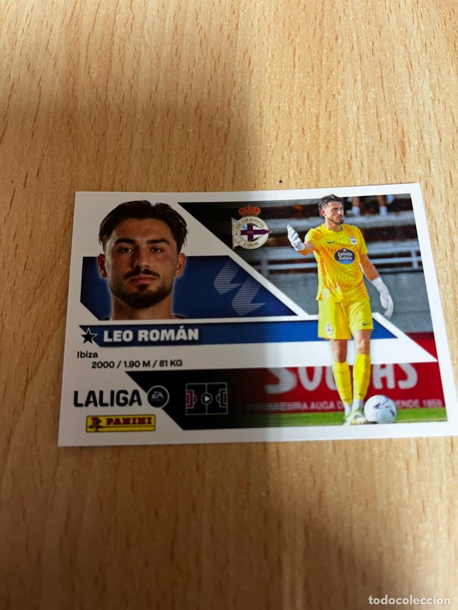 Cromos de f&uacute;tbol: LIGA ESTE 2026 2027 26 27 PANINI N&ordm; 8 LEO ROMAN DEPORTIVO LA CORU&Ntilde;A FICHAJE