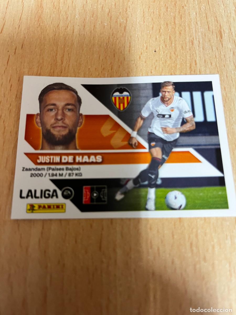 Cromos de f&uacute;tbol: LIGA ESTE 2026 2027 26 27 PANINI N&ordm; 9 DE HAAS VALENCIA FICHAJE