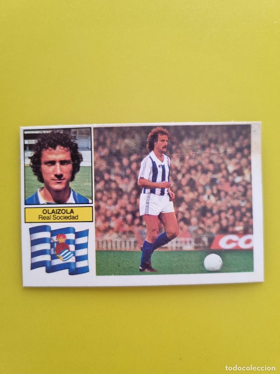 Cromos de f&uacute;tbol: CROMO DE F&Uacute;TBOL LIGA ESTE 82 83 1982 1983 OLAIZOLA DESPEGADO REAL SOCIEDAD AR926