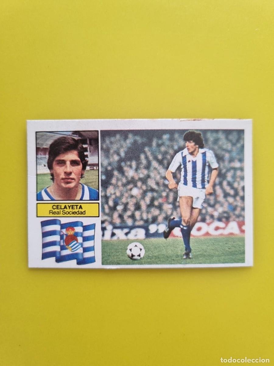 Cromos de f&uacute;tbol: CROMO DE F&Uacute;TBOL LIGA ESTE 82 83 1982 1983 CELAYETA DESPEGADO REAL SOCIEDAD AR926
