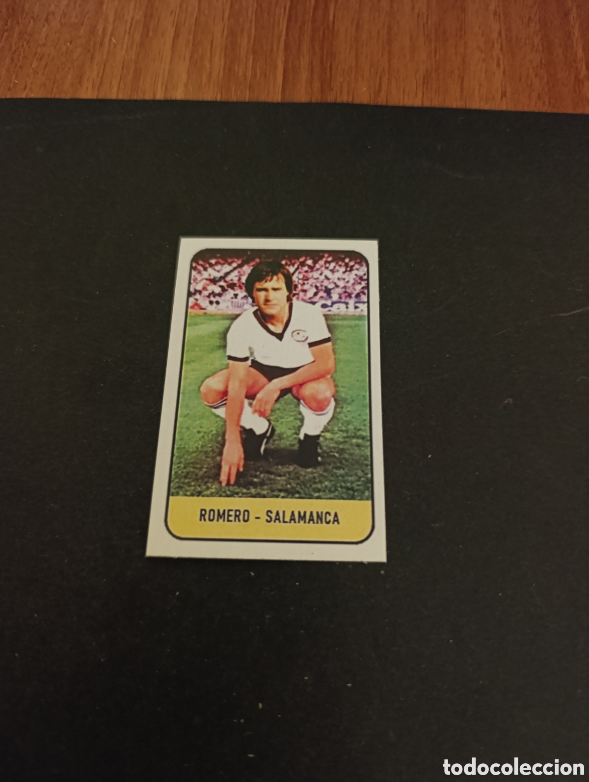 Cromos de f&uacute;tbol: Cromo Romero UD Salamanca Liga Este 78 79, ampliaci&oacute;n de la colecci&oacute;n.