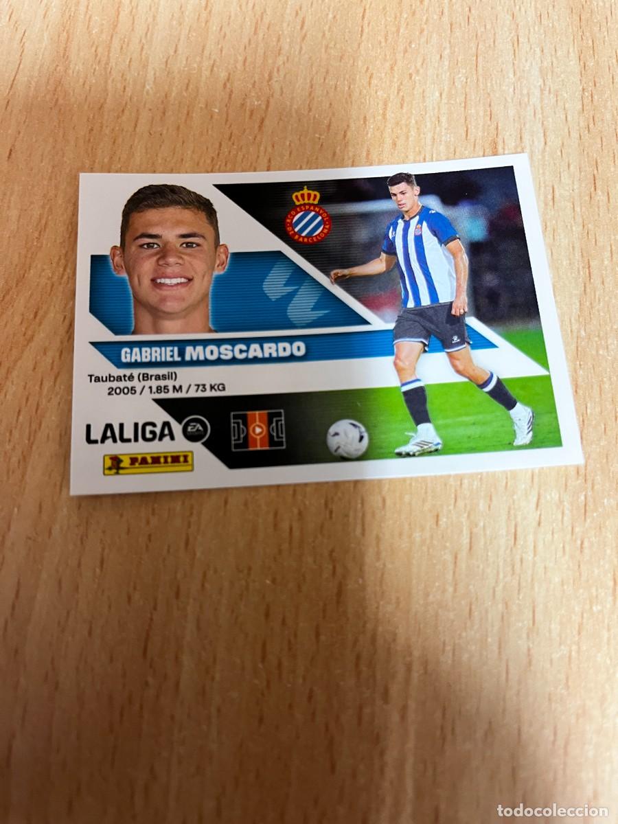 Cromos de f&uacute;tbol: LIGA ESTE 2026 2027 26 27 PANINI N&ordm; 16 MOSCARDO ESPA&Ntilde;OL ESPANYOL FICHAJE