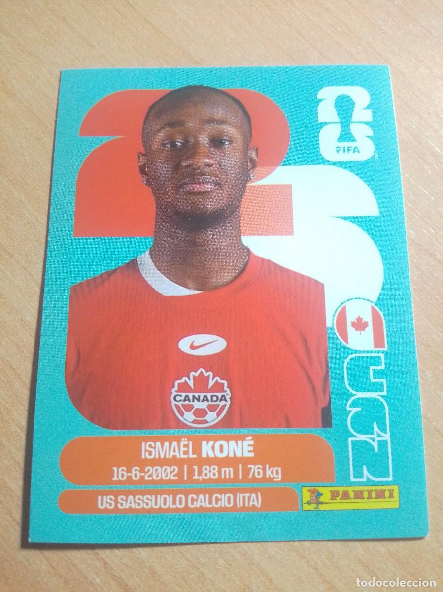 Cromos de f&uacute;tbol: ISMAEL KONE CANAD&Aacute; CAN 11 MUNDIAL FIFA WORLD CUP 2026 26 PANINI STICKERS NUEVO