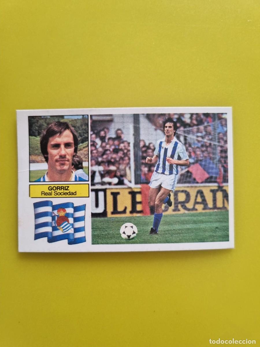 Cromos de f&uacute;tbol: CROMO DE F&Uacute;TBOL LIGA ESTE 82 83 1982 1983 GORRIZ DESPEGADO REAL SOCIEDAD AR926