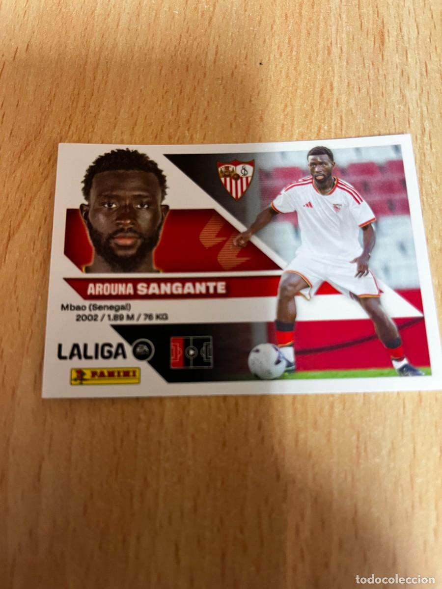 Cromos de f&uacute;tbol: LIGA ESTE 2026 2027 26 27 PANINI N&ordm; 17 SANGANTE SEVILLA FICHAJE