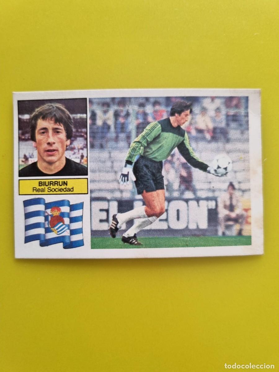 Cromos de f&uacute;tbol: CROMO DE F&Uacute;TBOL LIGA ESTE 82 83 1982 1983 BIURRUN DESPEGADO REAL SOCIEDAD AR926