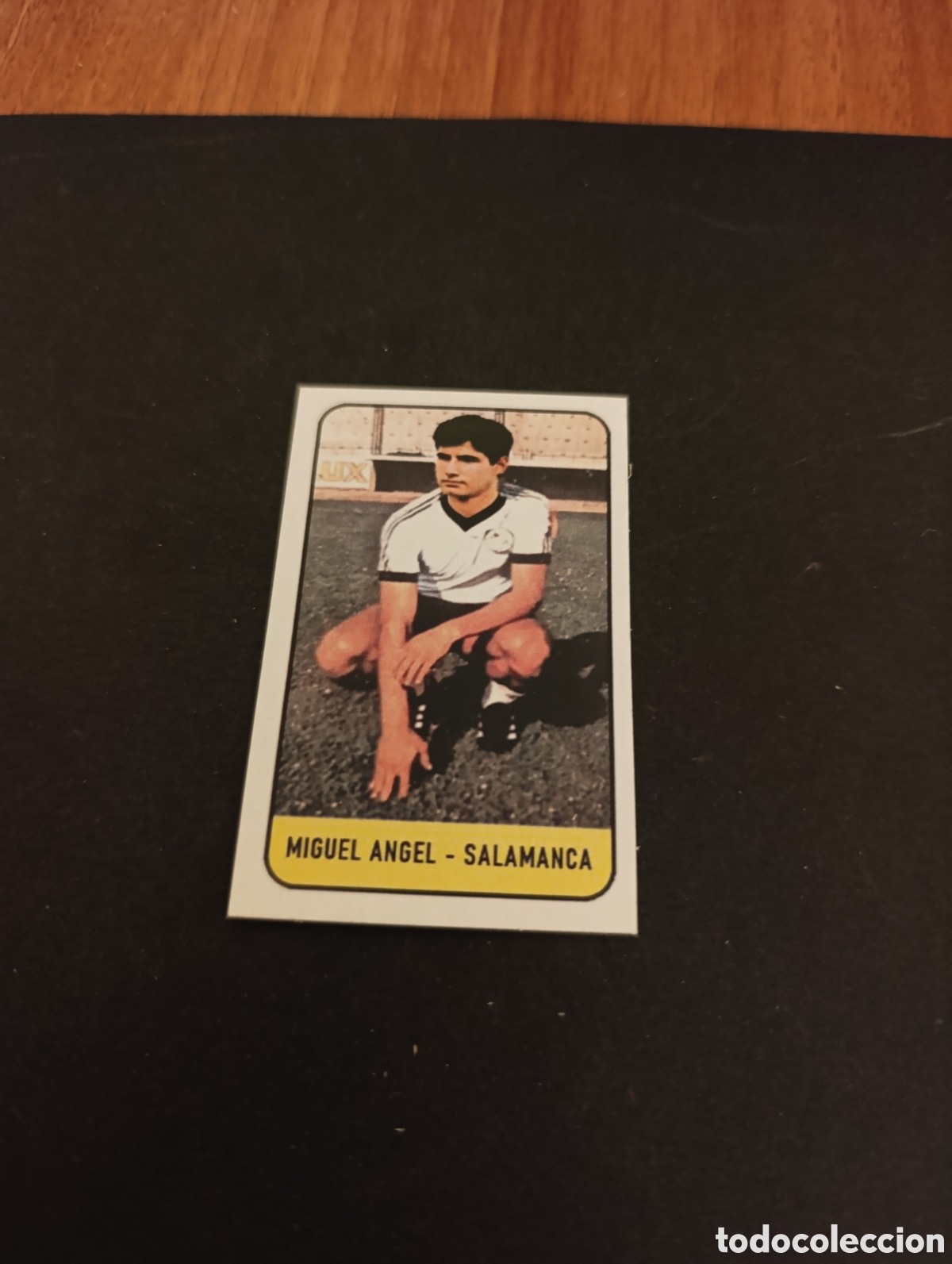 Cromos de f&uacute;tbol: Cromo Miguel &Aacute;ngel UD Salamanca Liga Este 78 79, ampliaci&oacute;n de la colecci&oacute;n.