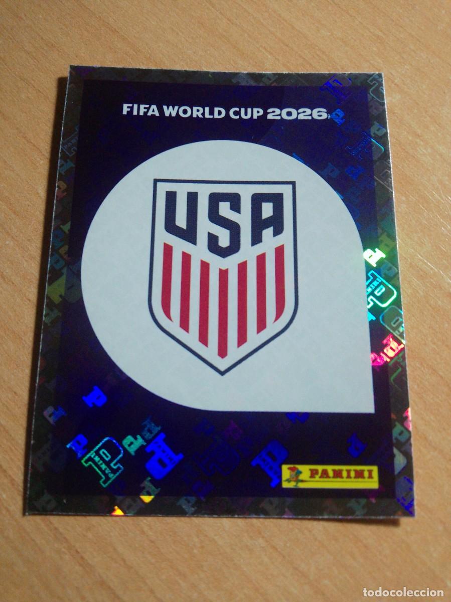 Cromos de f&uacute;tbol: USA 1 ESCUDO EE.UU USA MUNDIAL FIFA WORLD CUP 2026 26 PANINI STICKERS NUEVO
