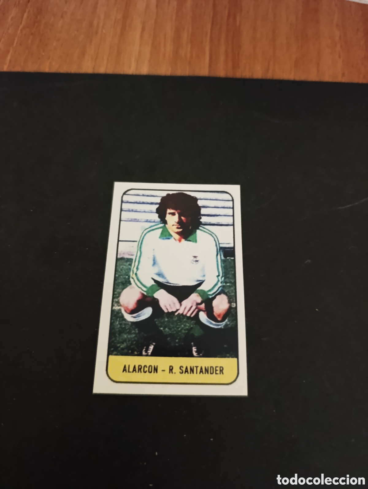 Cromos de f&uacute;tbol: Cromo Alarc&oacute;n Racing de Santander Liga Este 78 79, ampliaci&oacute;n de la colecci&oacute;n.