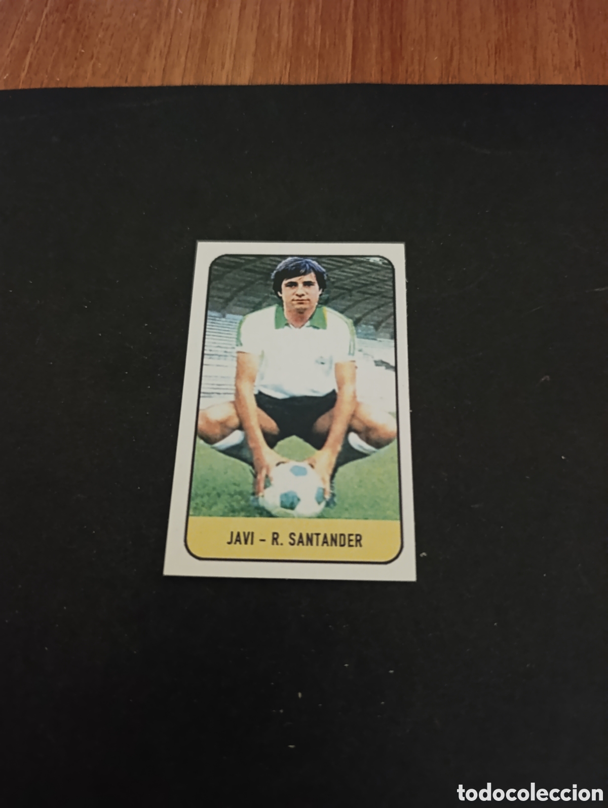 Cromos de f&uacute;tbol: Cromo Javi Racing de Santander Liga Este 78 79, ampliaci&oacute;n de la colecci&oacute;n.