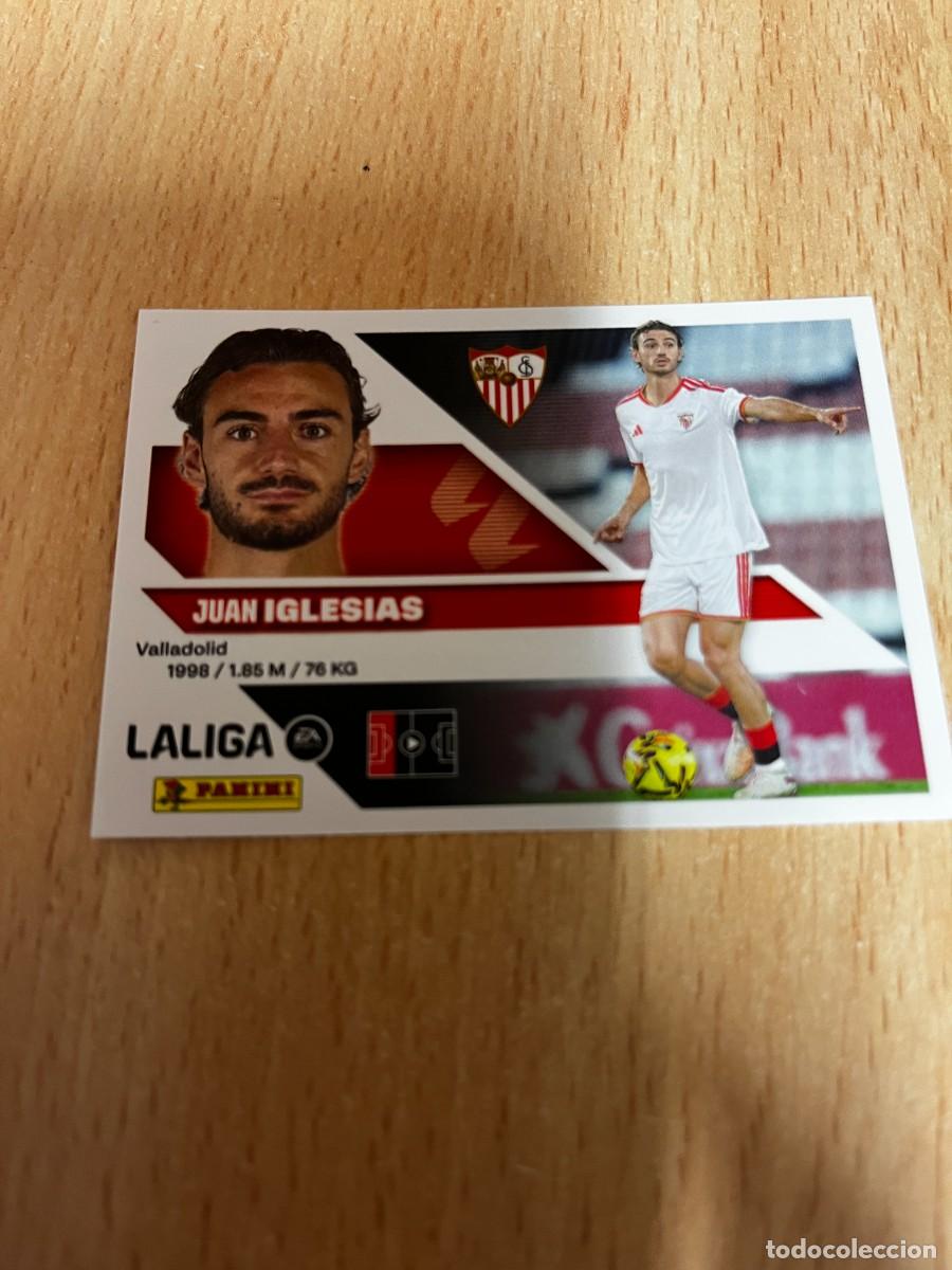 Cromos de f&uacute;tbol: LIGA ESTE 2026 2027 26 27 PANINI N&ordm; 6BIS 6 BIS IGLESIAS SEVILLA COLOCA FICHAJE