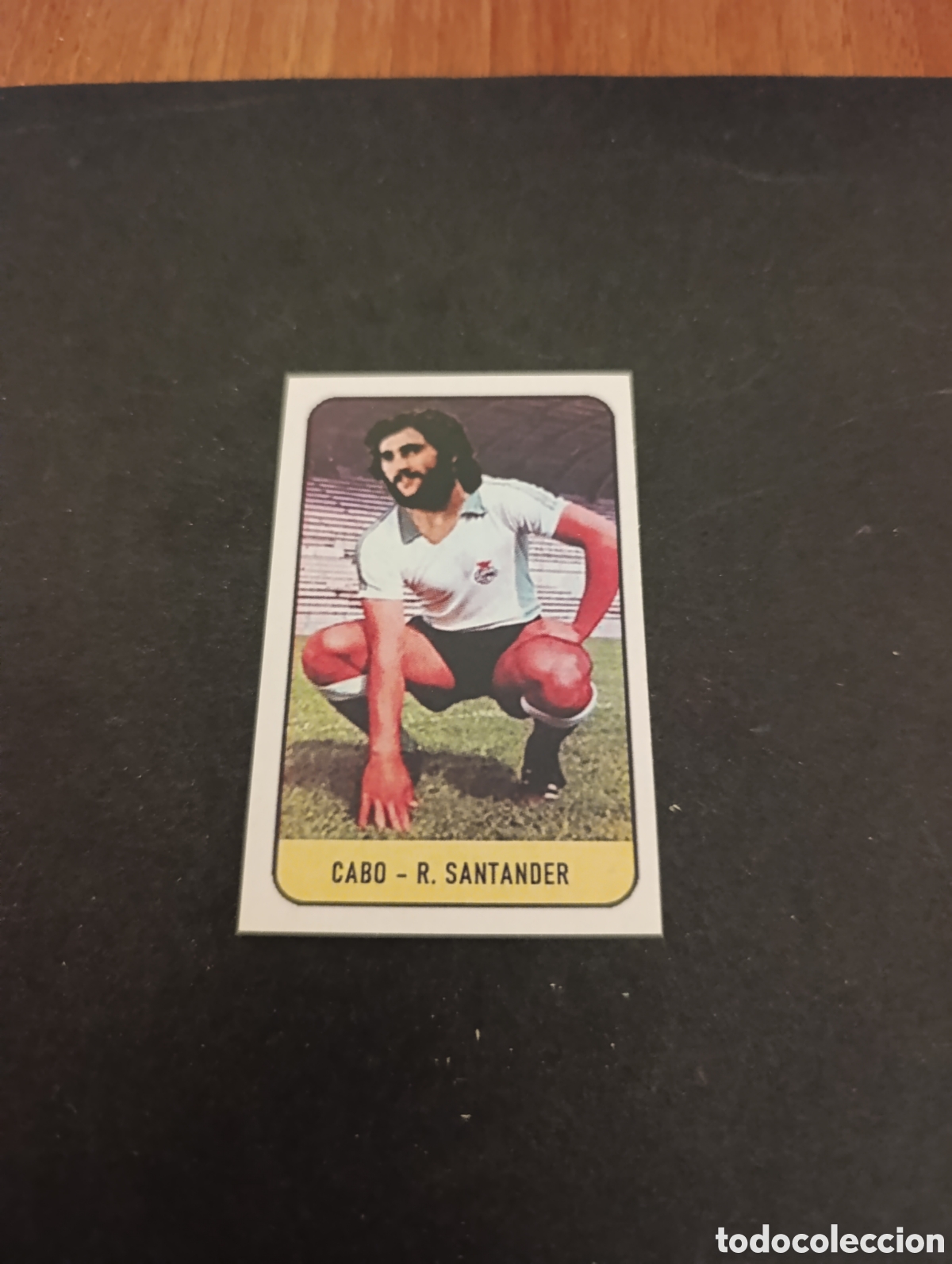 Cromos de f&uacute;tbol: Cromo Cabo Racing de Santander Liga Este 78 79, ampliaci&oacute;n de la colecci&oacute;n.
