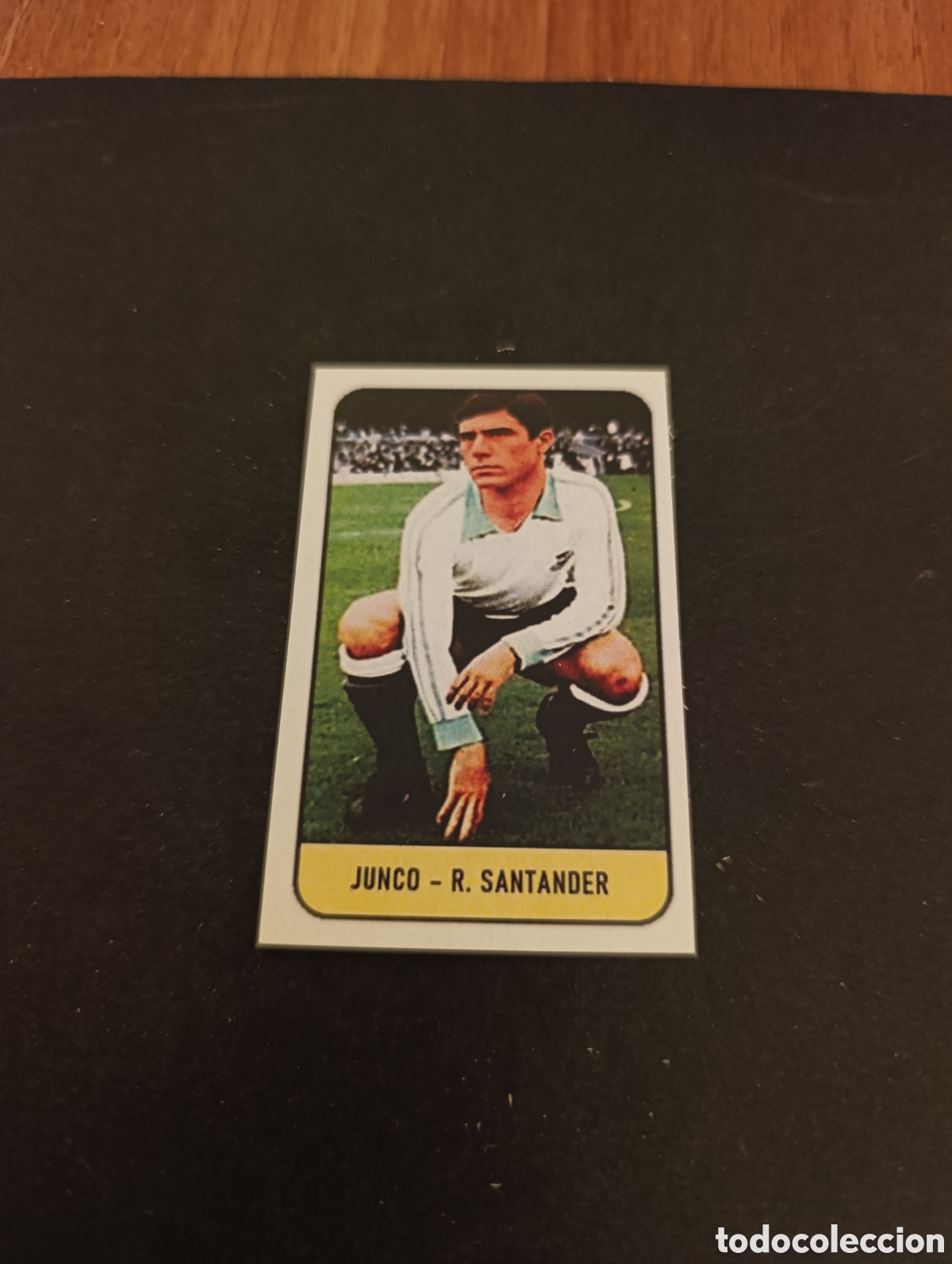 Cartes &agrave; collectionner de Football: Cromo Junco Racing de Santander Liga Este 78 79, ampliaci&oacute;n de la colecci&oacute;n.