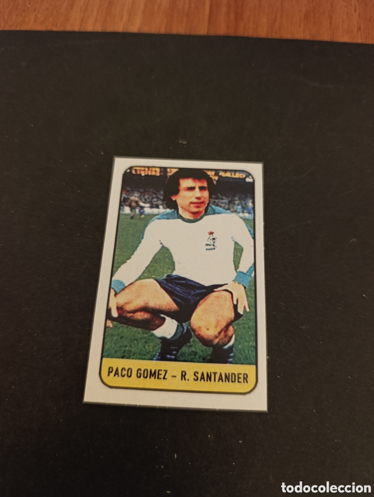 Cartes &agrave; collectionner de Football: Cromo Paco G&oacute;mez Racing de Santander Liga Este 78 79, ampliaci&oacute;n de la colecci&oacute;n.