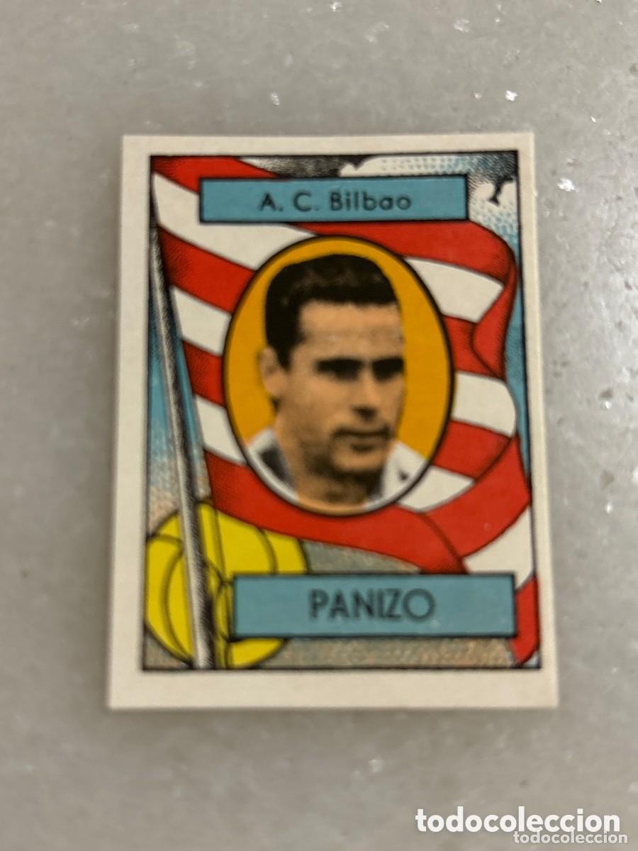 Football Stickers: Cromo, f&uacute;tbol panizo Bilbao cromo de tira 1951 nunca pegado