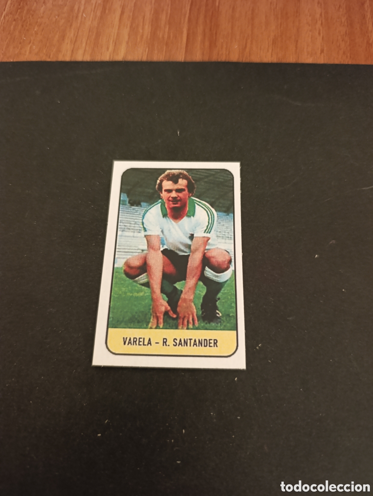 Cromos de f&uacute;tbol: Cromo Varela Racing de Santander Liga Este 78 79, ampliaci&oacute;n de la colecci&oacute;n.