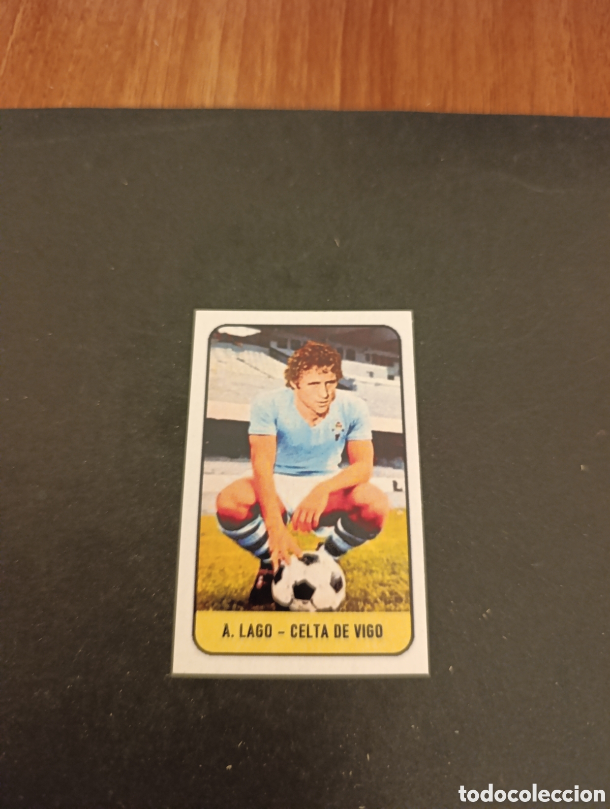 Cromos de f&uacute;tbol: Cromo Lago Celta de Vigo Liga Este 78 79, ampliaci&oacute;n de la colecci&oacute;n.