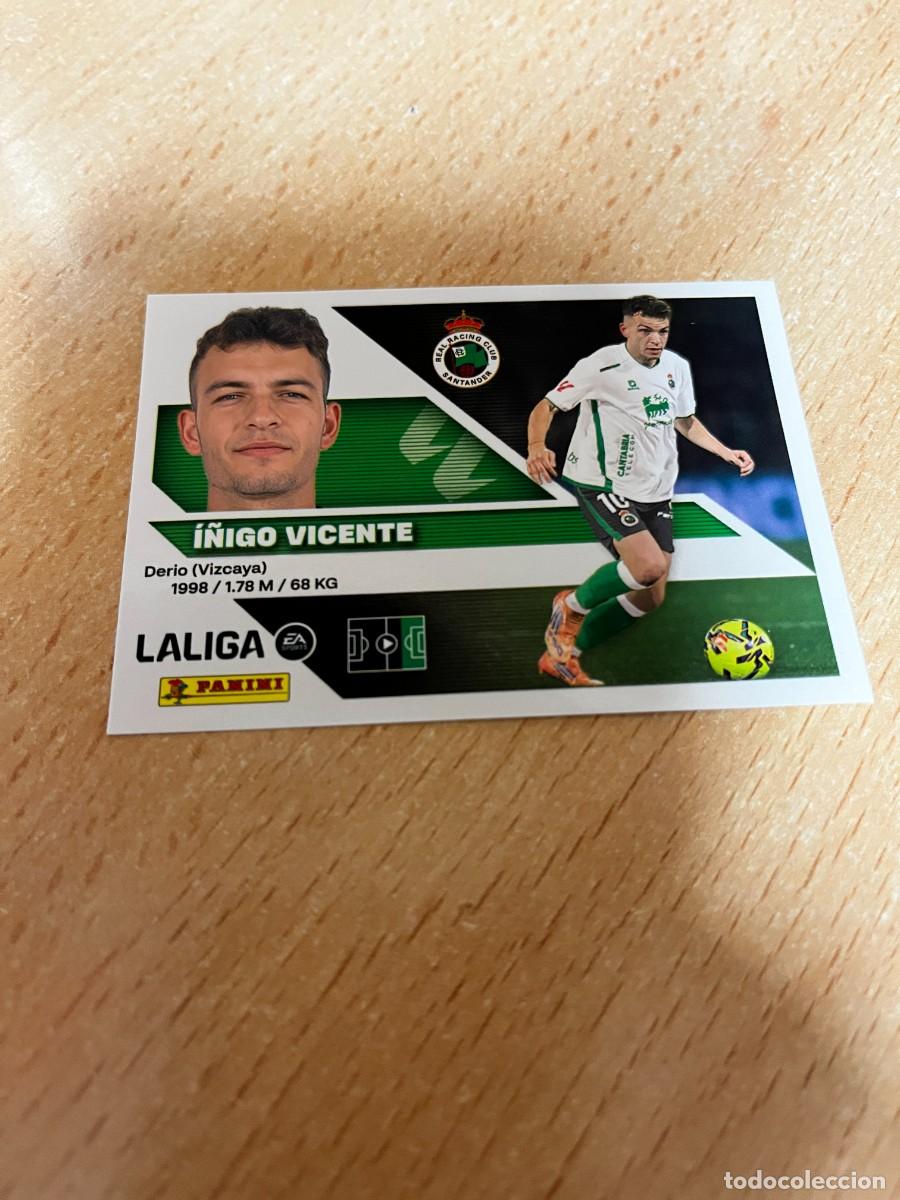 Cromos de f&uacute;tbol: LIGA ESTE 2026 2027 26 27 PANINI N&ordm; 18 I&Ntilde;IGO VICENTE RACING SANTANDER