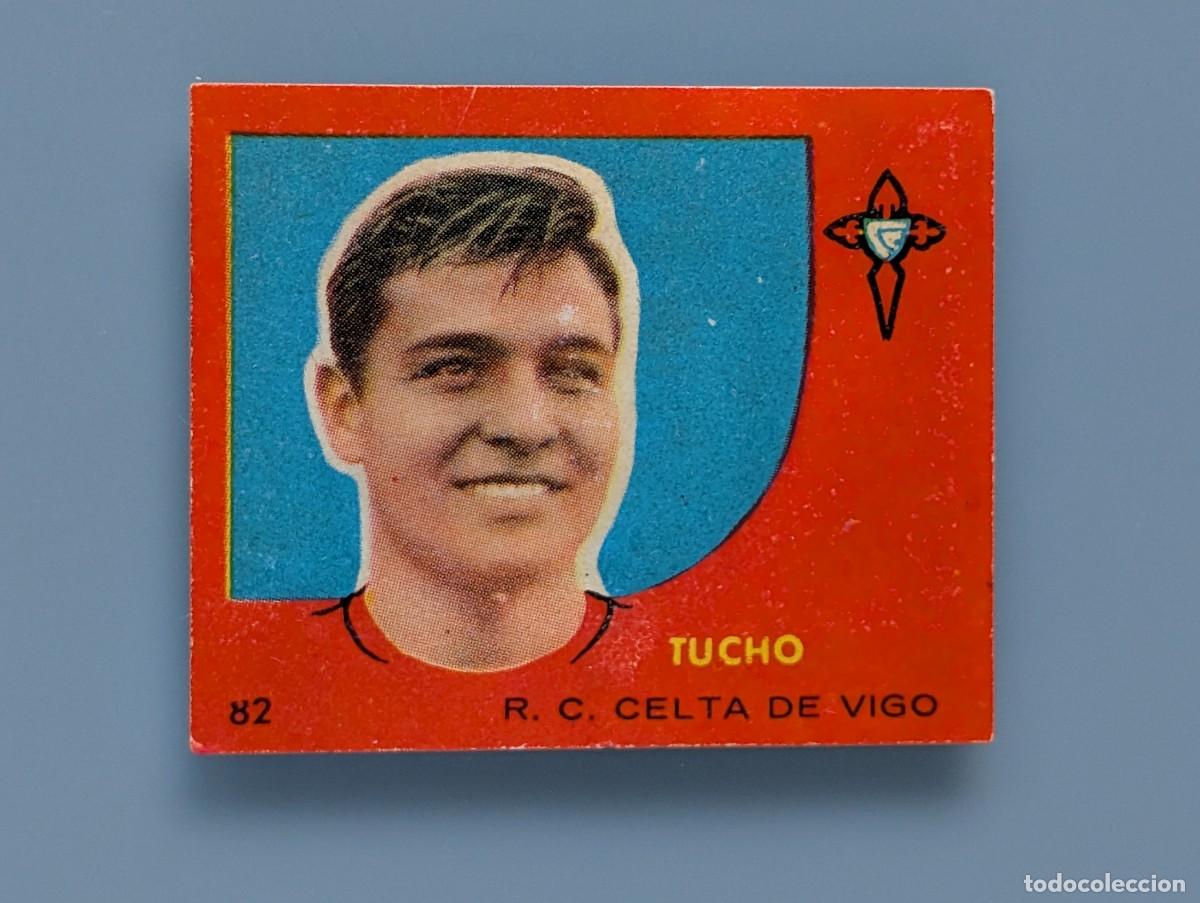 Cromos de f&uacute;tbol: CROMO FUTBOL N&ordm; 82 TUCHO RC CELTA VIGO BRUGUERA CAMPEONES LIGA 1958 1959 1958-59 PONTEVEDRA GALICIA