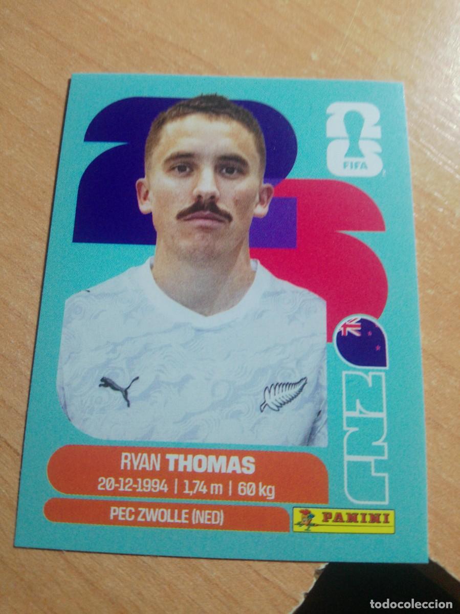 Cromos de f&uacute;tbol: NZL 12 THOMAS NUEVA ZELANDA MUNDIAL FIFA WORLD CUP 2026 26 PANINI STICKERS NUEVO