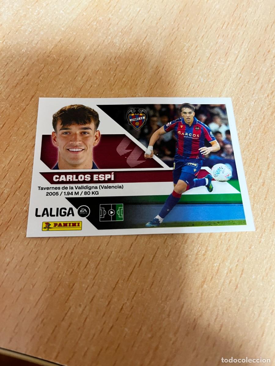 Cromos de f&uacute;tbol: LIGA ESTE 2026 2027 26 27 PANINI N&ordm; 20 CARLOS ESPI LEVANTE