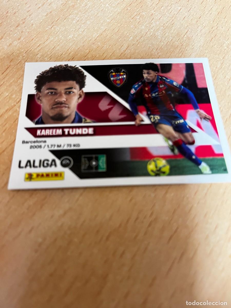 Cromos de f&uacute;tbol: LIGA ESTE 2026 2027 26 27 PANINI N&ordm; 16 TUNDE LEVANTE