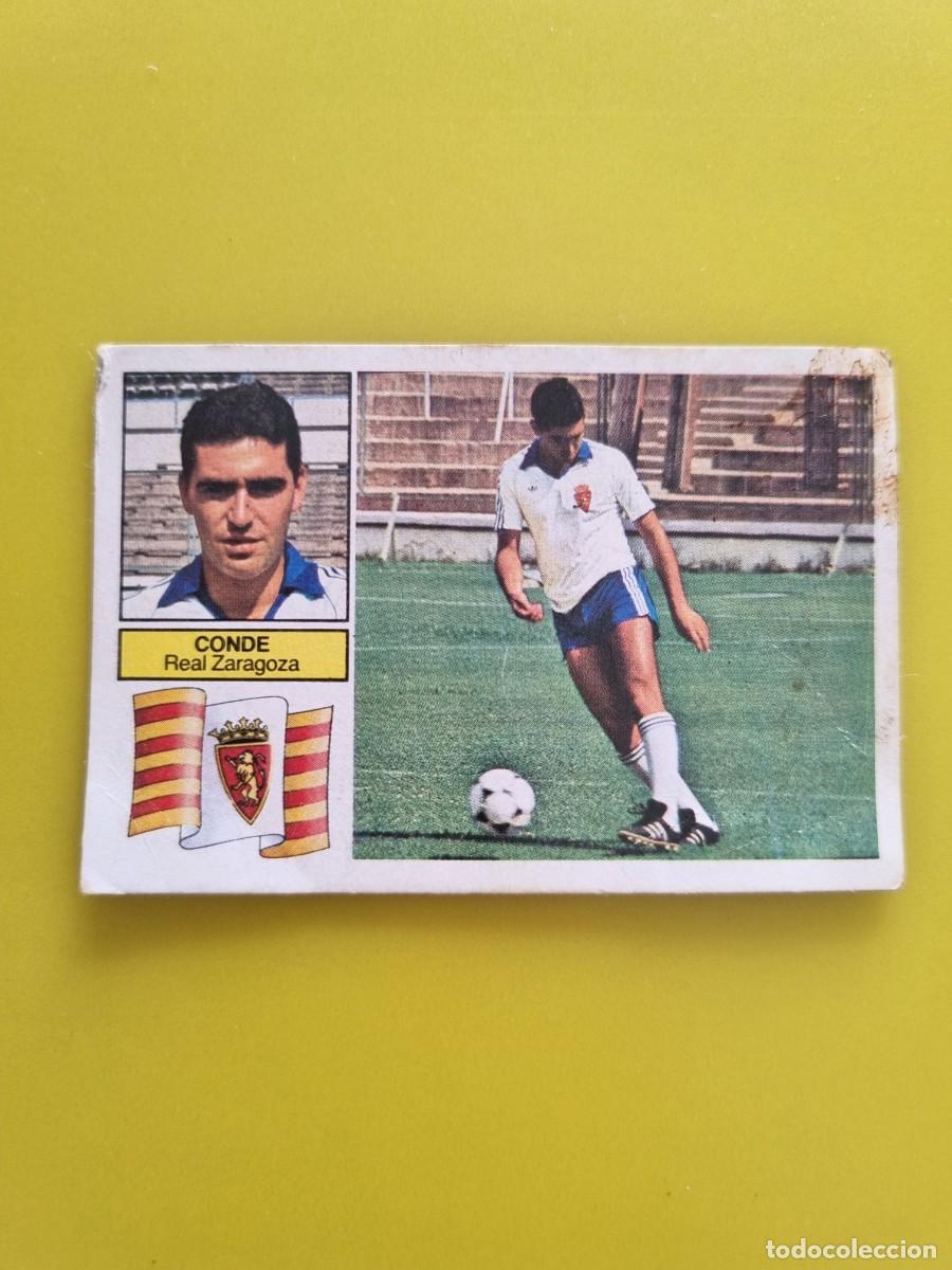 Cromos de f&uacute;tbol: CROMO DE F&Uacute;TBOL LIGA ESTE 82 83 1982 1983 CONDE DESPEGADO ZARAGOZA N&ordm;5 FICHAJES AR926