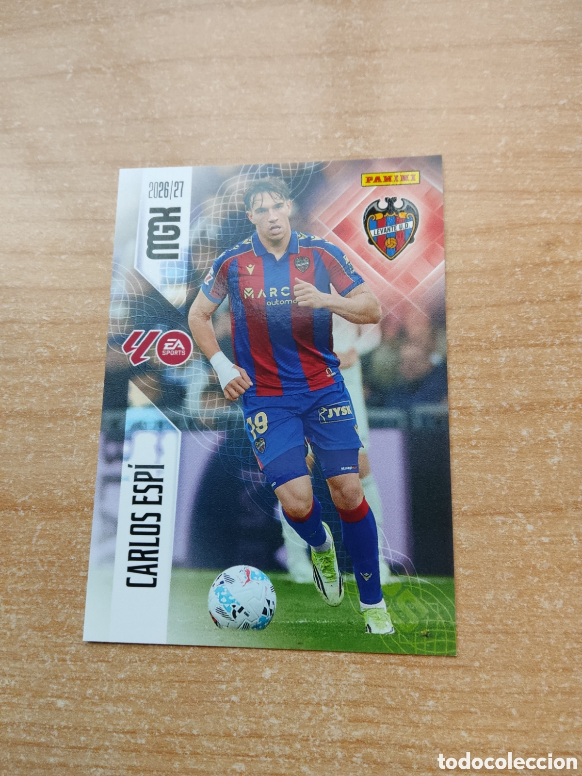 Cromos de f&uacute;tbol: 215 CARLOS ESP&Iacute; LEVANTE MEGACRACKS 2026 2027