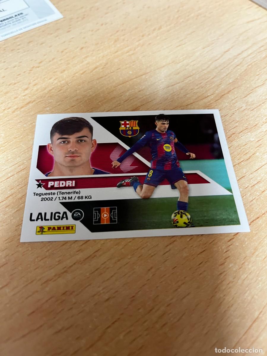 Cromos de f&uacute;tbol: LIGA ESTE 2026 2027 26 27 PANINI N&ordm; 15 PEDRI BARCELONA
