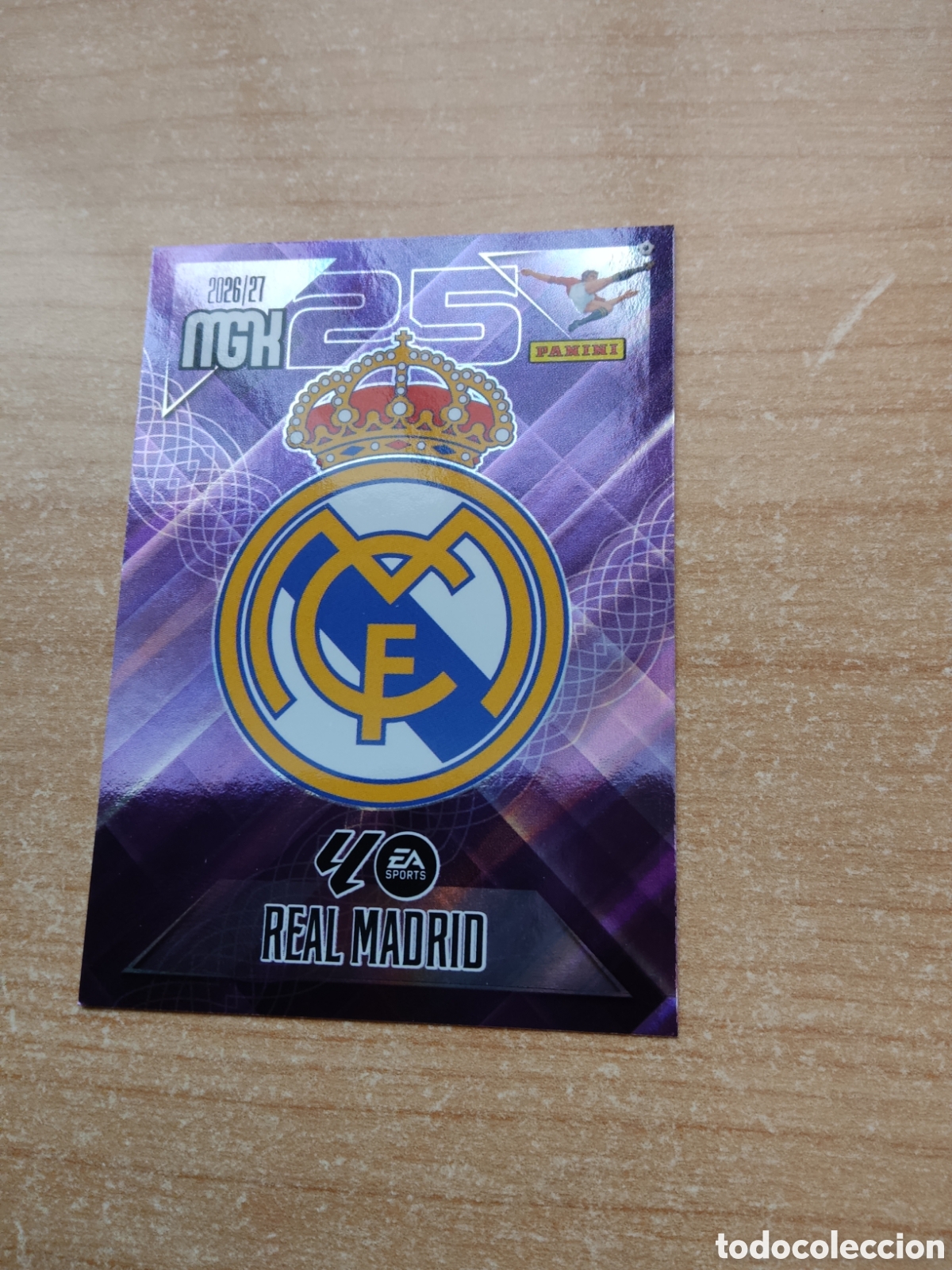 Cromos de f&uacute;tbol: 217 ESCUDO REAL MADRID MEGACRACKS 2026 2027