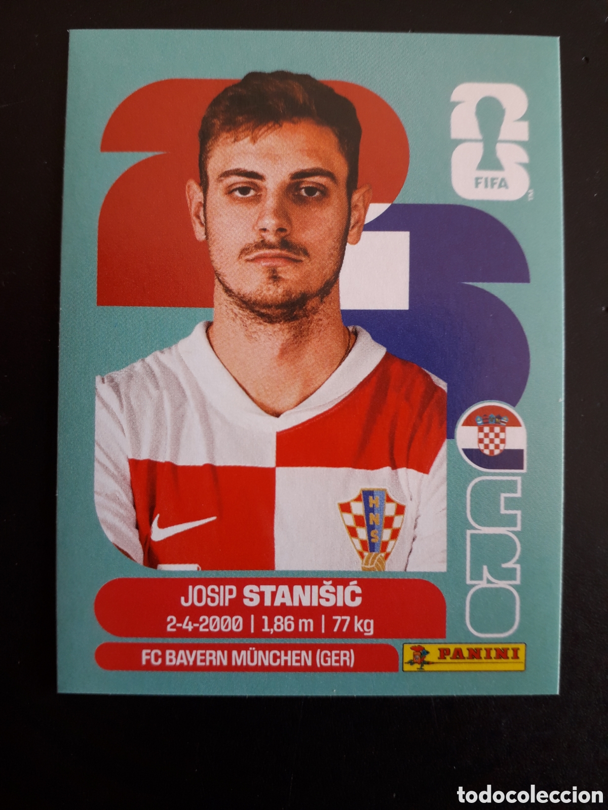 Cromos de f&uacute;tbol: STANI&Scaron;IĆ CROACIA CRO 5 MUNDIAL F&Uacute;TBOL 2026 FIFA WORLD CUP PANINI SIN PEGAR PEDIDO M&Iacute;NIMO 3&euro;