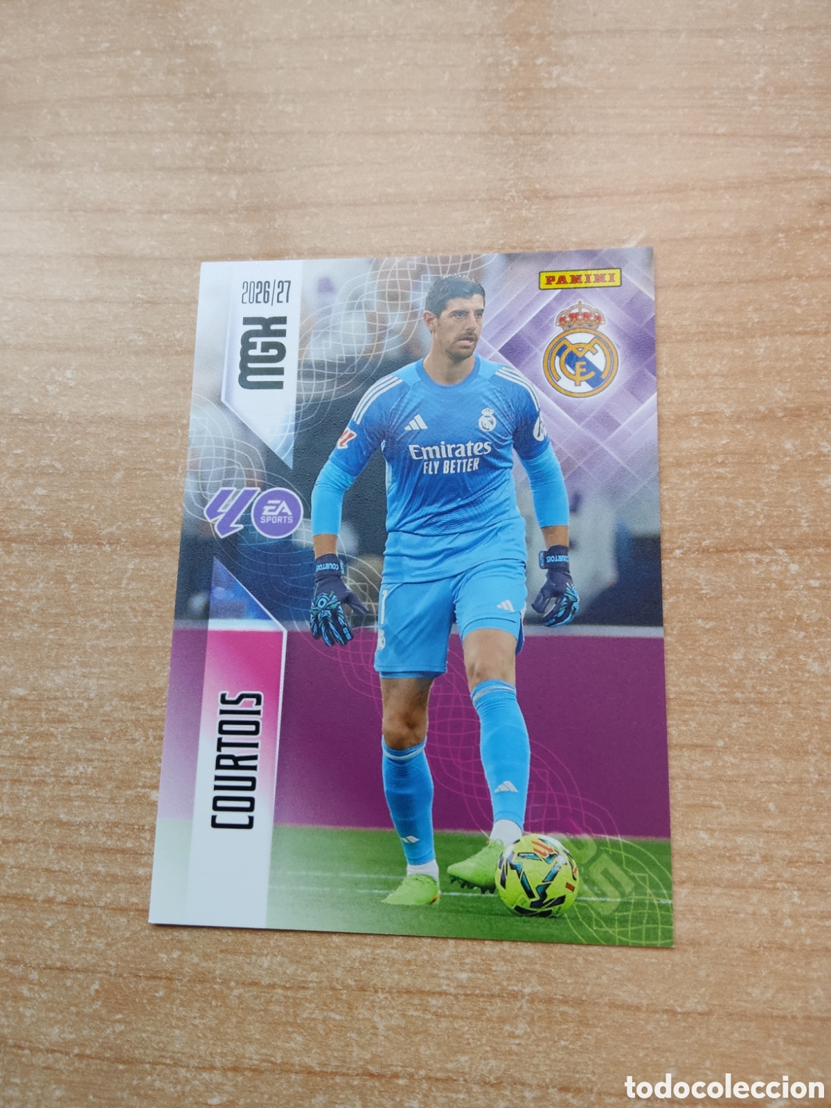 Cromos de f&uacute;tbol: 218 COURTOIS REAL MADRID MEGACRACKS 2026 2027