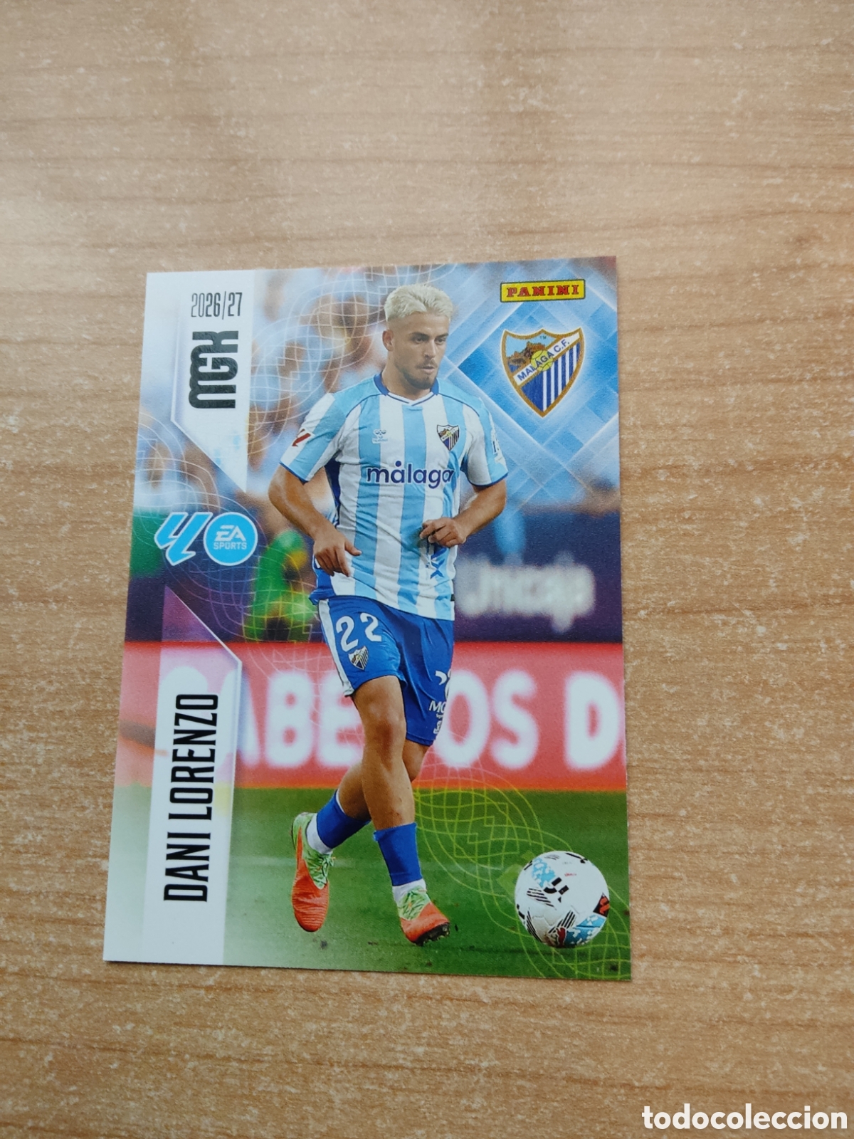Cromos de f&uacute;tbol: 245 DANI LORENZO MALAGA MEGACRACKS 2026 2027