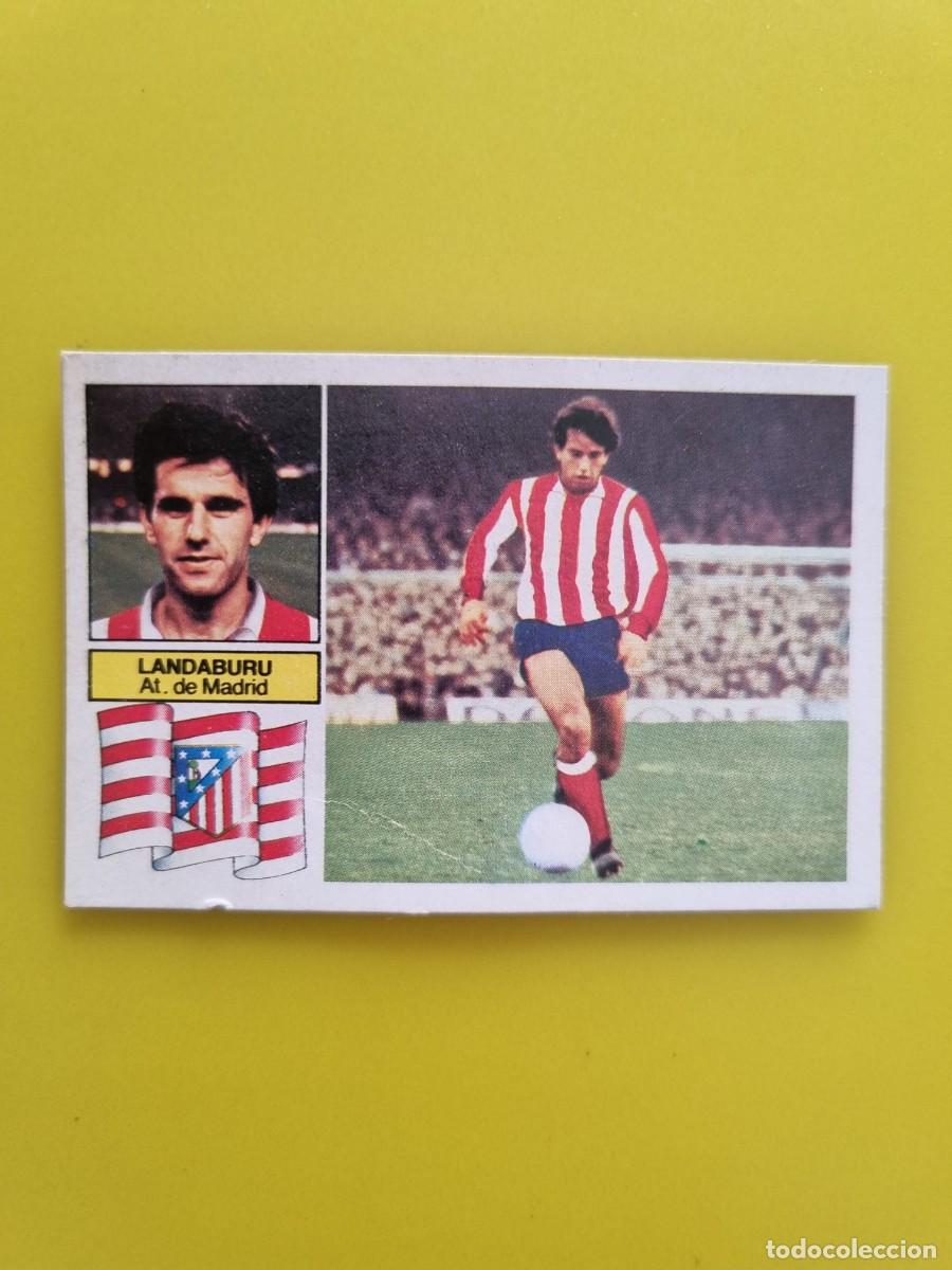 Fu&szlig;ball-Sticker: CROMO DE F&Uacute;TBOL LIGA ESTE 82 83 1982 1983 LANDABURU DESPEGADO ATL DE MADRID FICHAJES N&ordm;3 AR926