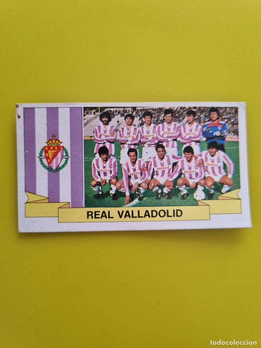 Figurine di Calcio: CROMO DE F&Uacute;TBOL LIGA ESTE 85 86 1985 1986 ALINEACIONES REAL VALLADOLID DESPEGADO AR926