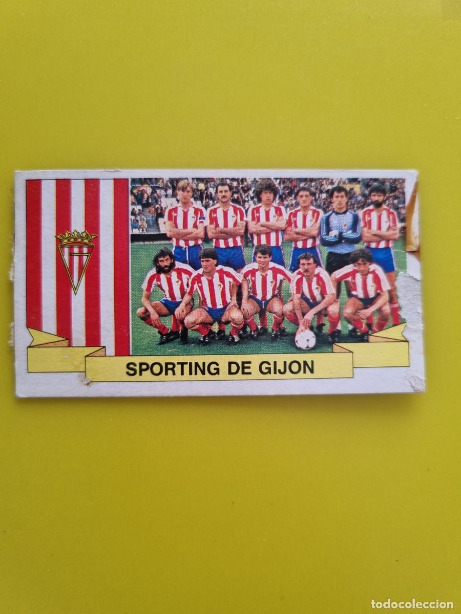 Cartes &agrave; collectionner de Football: CROMO DE F&Uacute;TBOL LIGA ESTE 85 86 1985 1986 ALINEACIONES SPORTING DE GIJ&Oacute;N DESPEGADO AR926