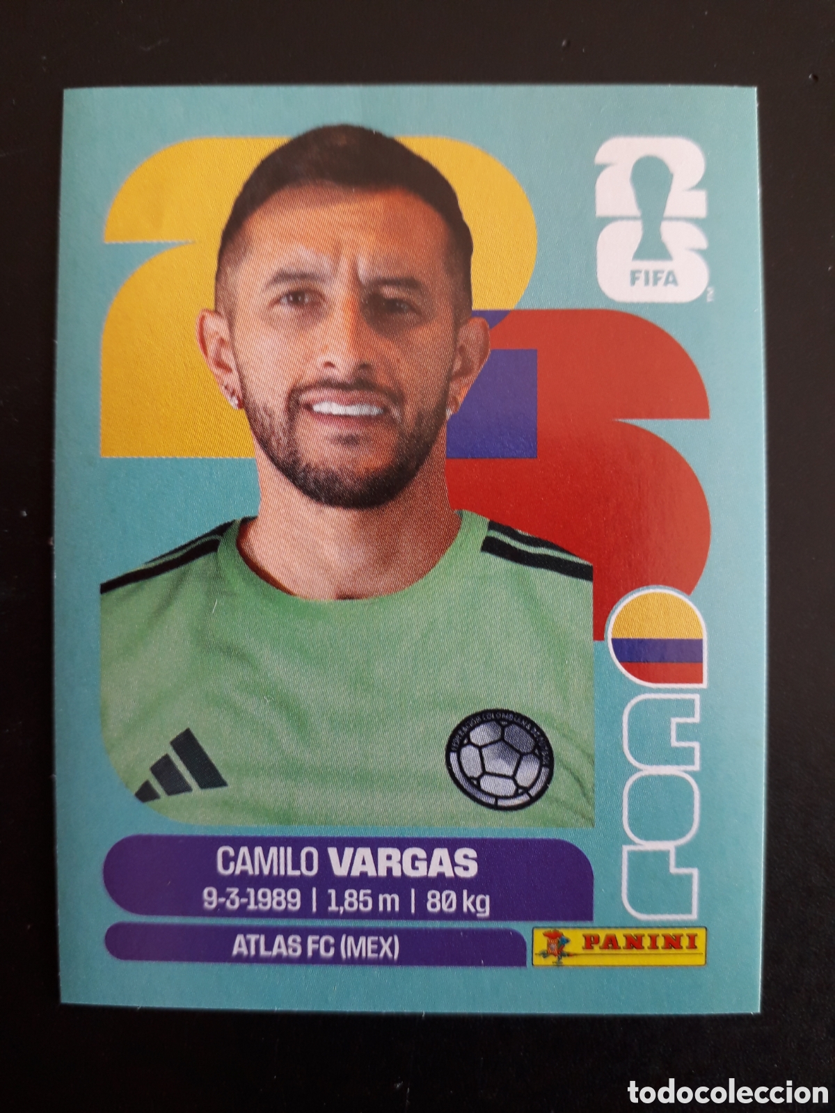 Cartes &agrave; collectionner de Football: VARGAS COLOMBIA COL 2 MUNDIAL F&Uacute;TBOL 2026 FIFA WORLD CUP PANINI SIN PEGAR PEDIDO M&Iacute;NIMO 3&euro;