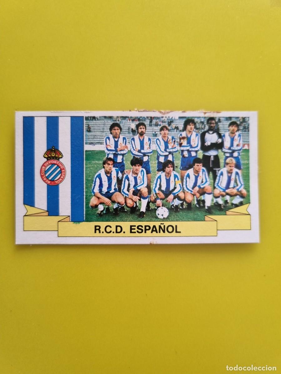 Cartes &agrave; collectionner de Football: CROMO DE F&Uacute;TBOL LIGA ESTE 85 86 1985 1986 ALINEACIONES RCD ESA&Ntilde;OL DESPEGADO AR926