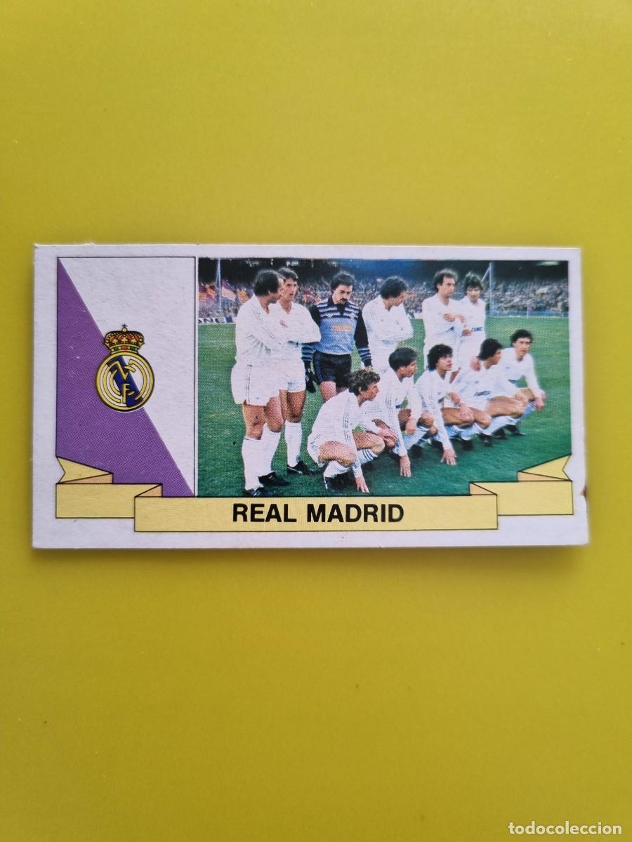Cartes &agrave; collectionner de Football: CROMO DE F&Uacute;TBOL LIGA ESTE 85 86 1985 1986 ALINEACIONES REAL MADRID DESPEGADO AR926