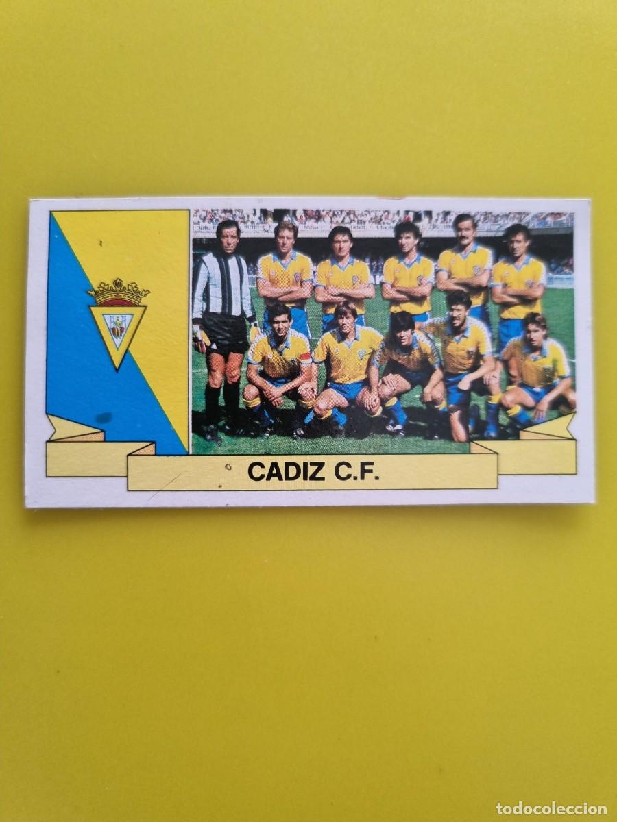 Cromos de f&uacute;tbol: CROMO DE F&Uacute;TBOL LIGA ESTE 82 83 1982 1983 ALINEACIONES C&Aacute;DIZ CF DESPEGADO AR926