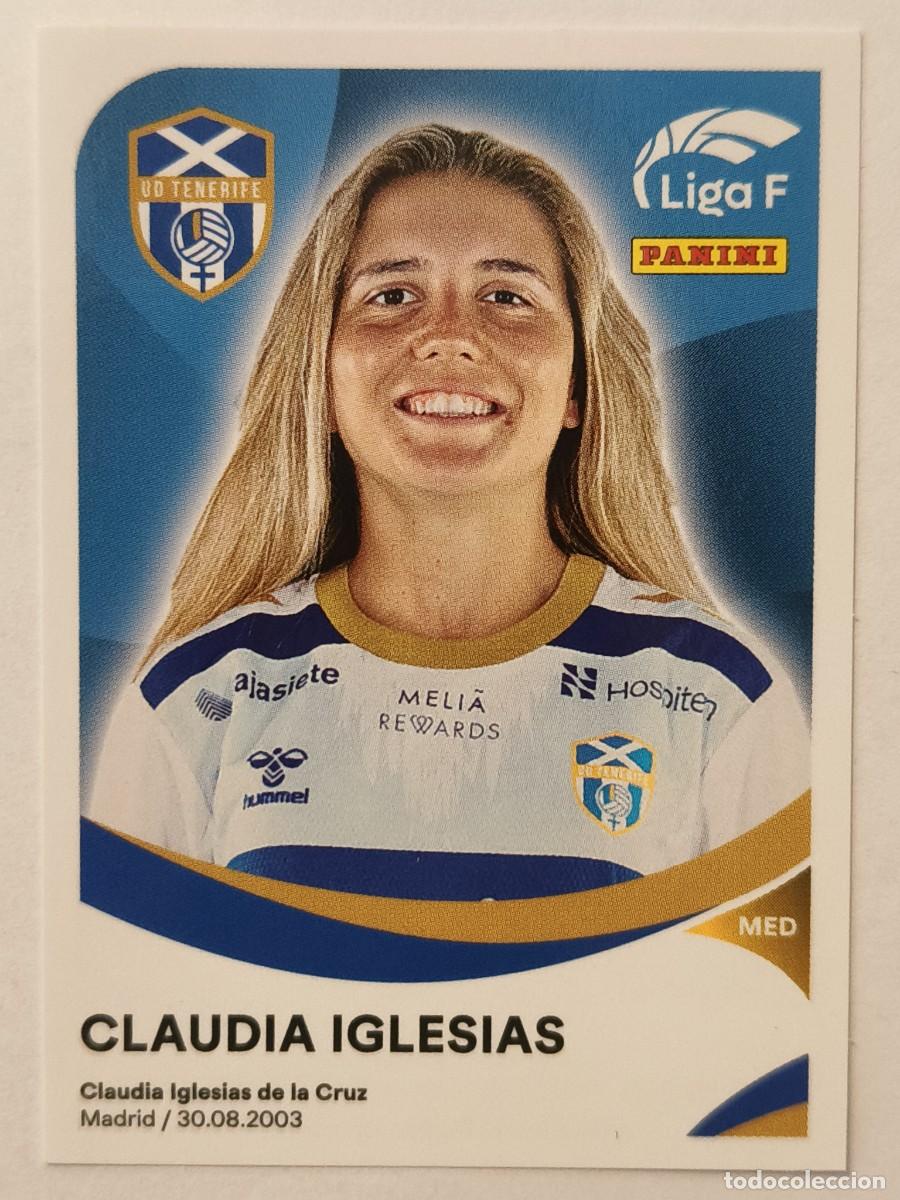 Cromos de f&uacute;tbol: #95 CLAUDIA IGLESIAS (COSTA ADEJE TENERIFE) LIGA F 2024/2025 PANINI