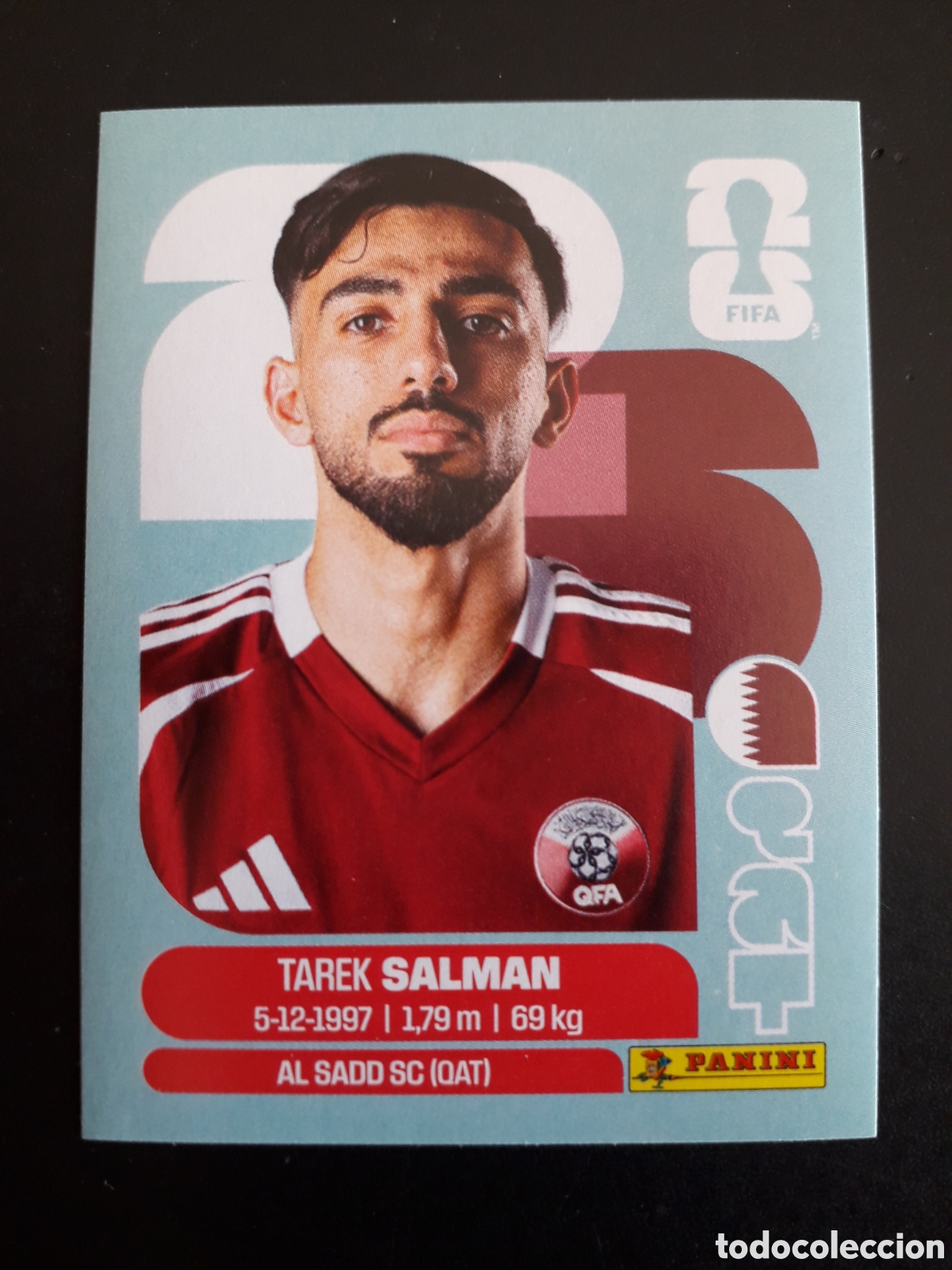 Cromos de f&uacute;tbol: SALMAN QATAR QAT 8 MUNDIAL F&Uacute;TBOL 2026 FIFA WORLD CUP PANINI SIN PEGAR PEDIDO M&Iacute;NIMO 3&euro;