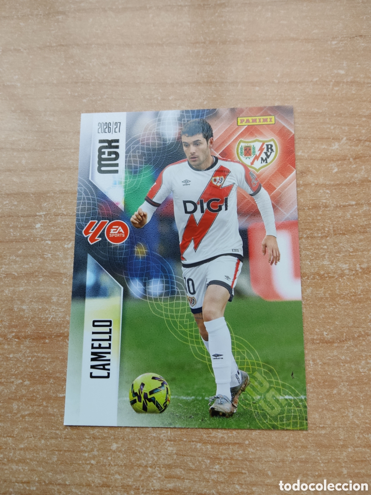 Cromos de f&uacute;tbol: 305 CAMELLO RAYO VALLECANO MEGACRACKS 2026 2027