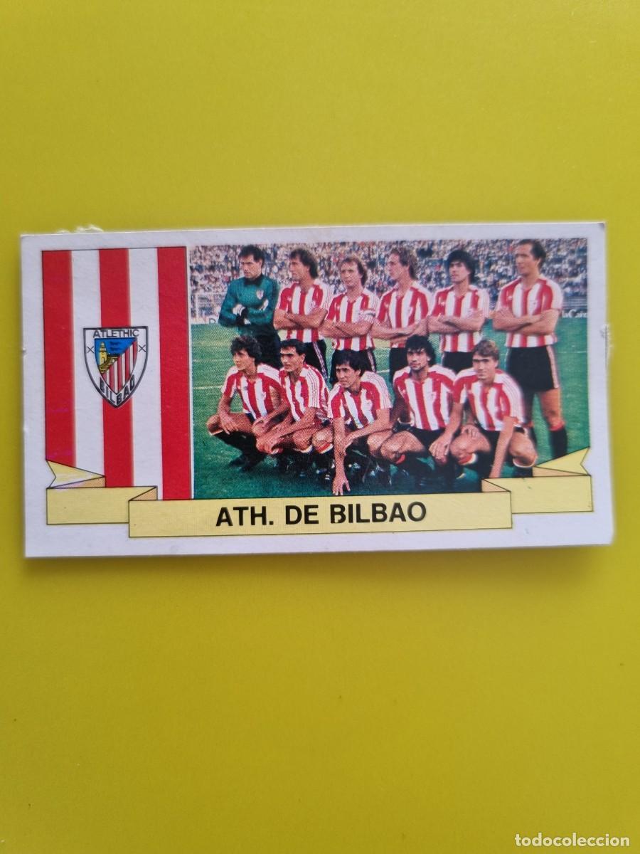 Cromos de f&uacute;tbol: CROMO DE F&Uacute;TBOL LIGA ESTE 85 86 1985 1986 ALINEACIONES ATHLETIC DE BILBAO DESPEGADO AR926